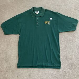 NOS Lee Sport Green Bay Packers 1996 NFC Champions Embroidered Polo Shirt XL‎
